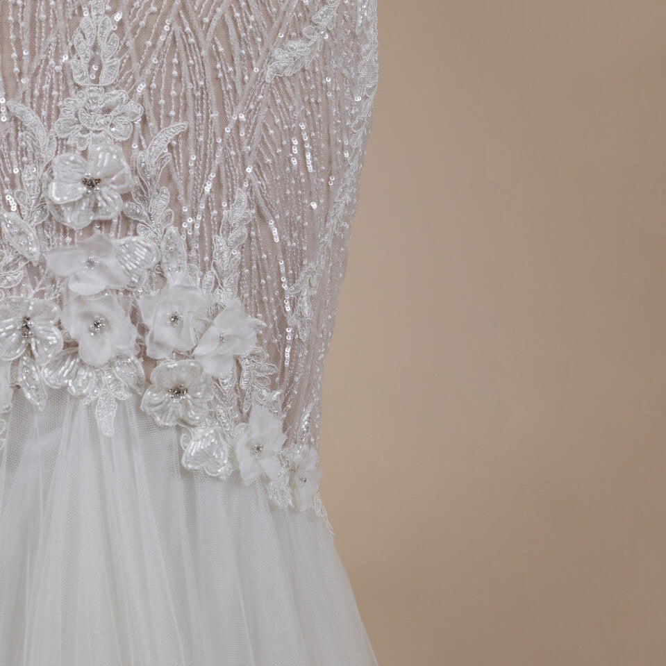 wedding dress clean to sell 