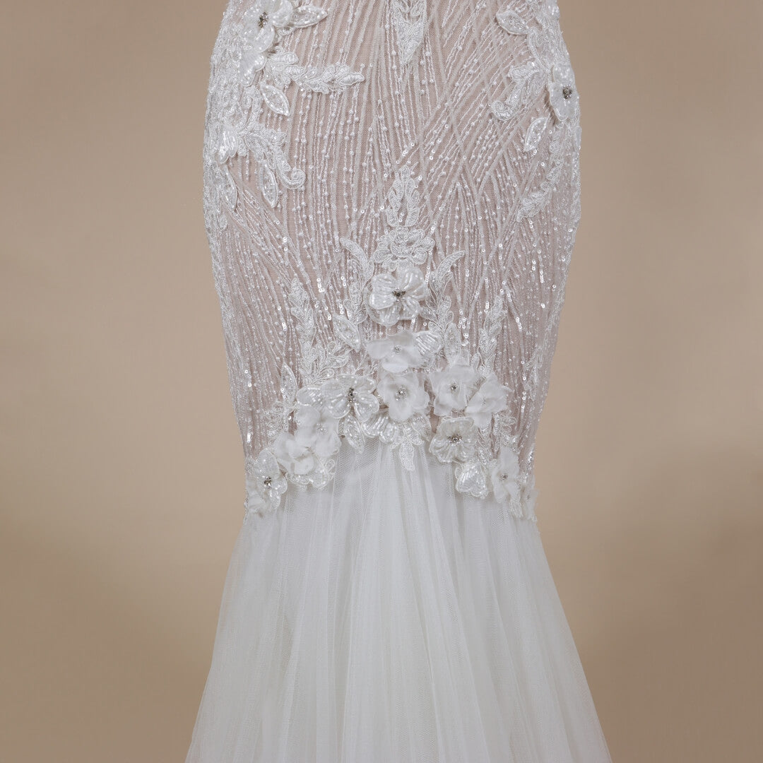 wedding dress clean to sell 