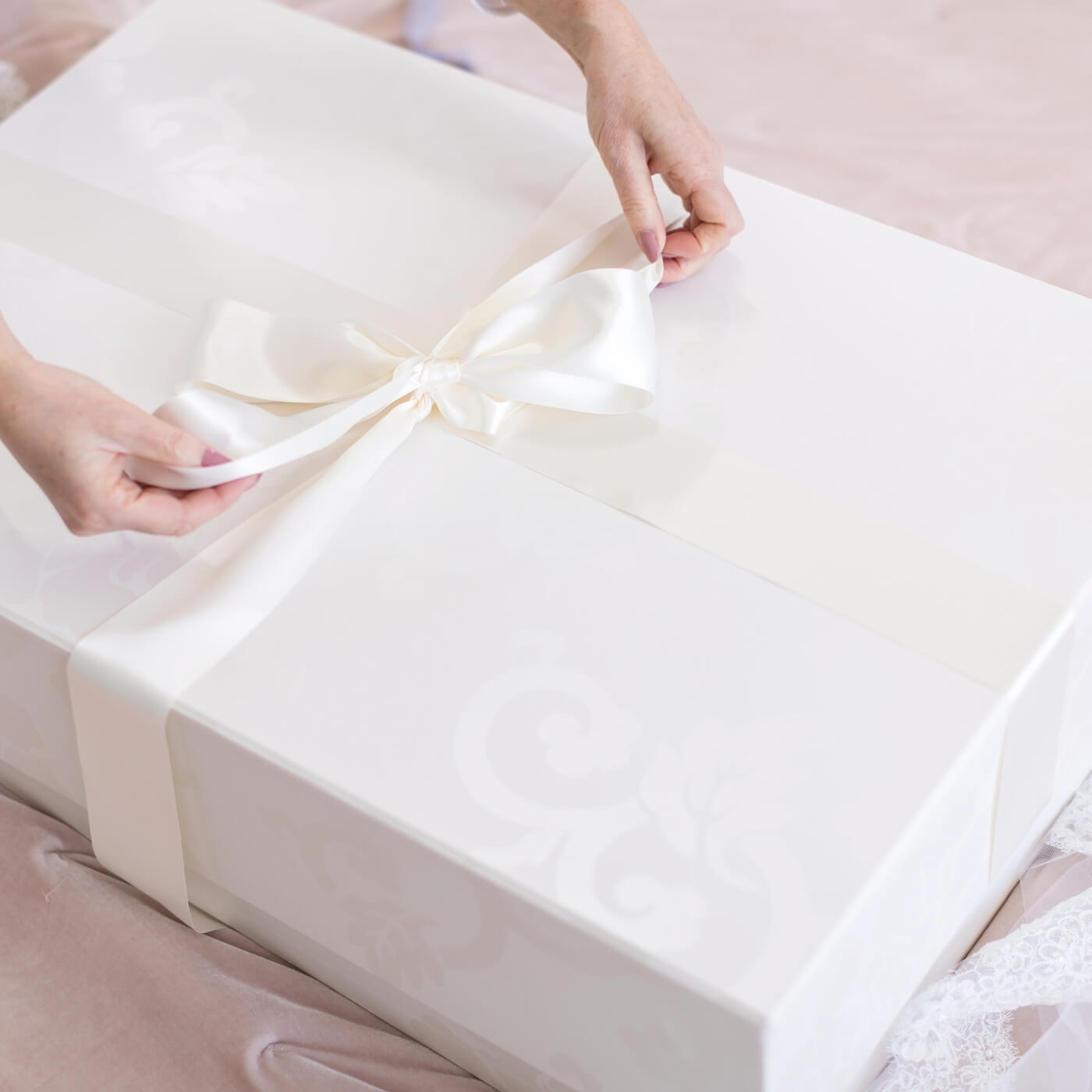 Opal Wedding Dress Clean and Box Service