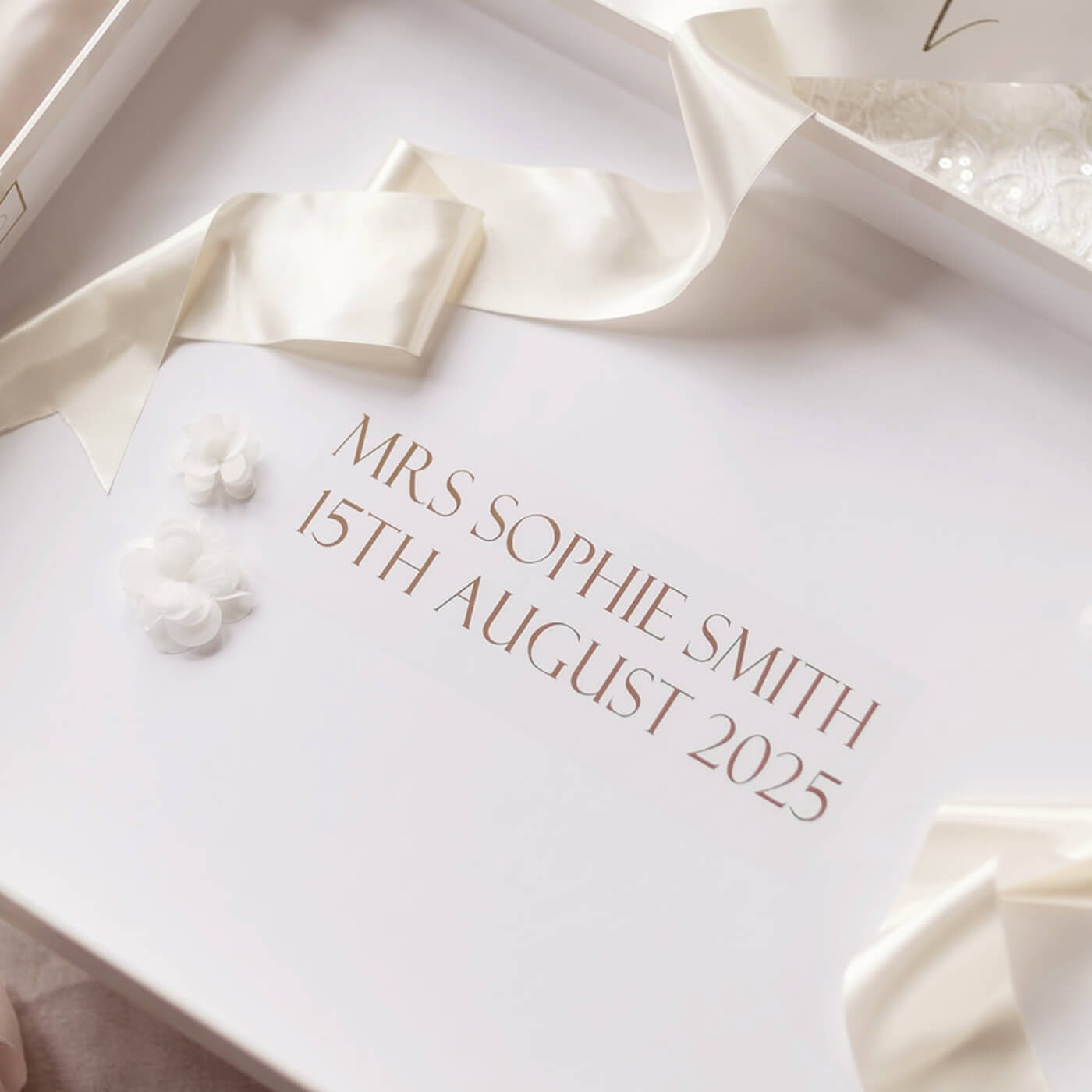 Wedding dress storage box 