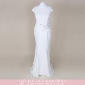 Priority Wedding Dress Cleaning Package - Opal
