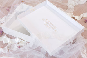 wedding dress cleaning and boxing package for large dresses
