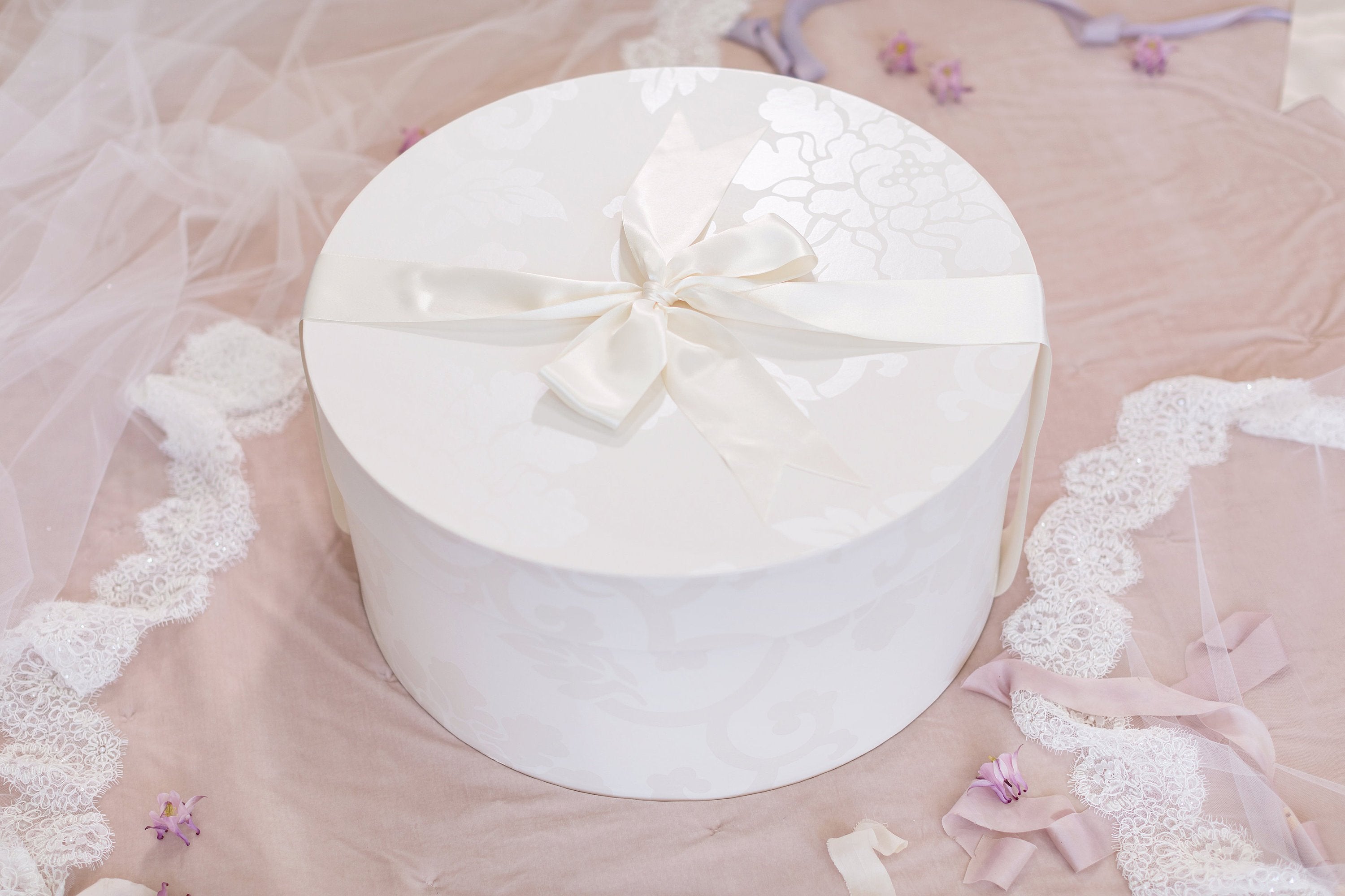 Wedding Fascinator/Hat Box - The Dress Cleaning Company